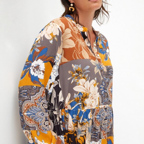 Anthropologie Mare Mare Lynda Tiered Maxi Dress - Picture 5 of 7